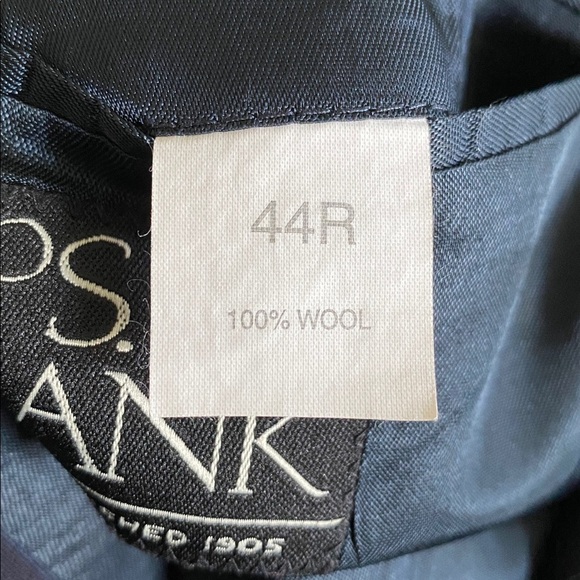 Jos. A. Bank Navy Pinstripe Classic Single-Breasted Blazer - Picture 5 of 5